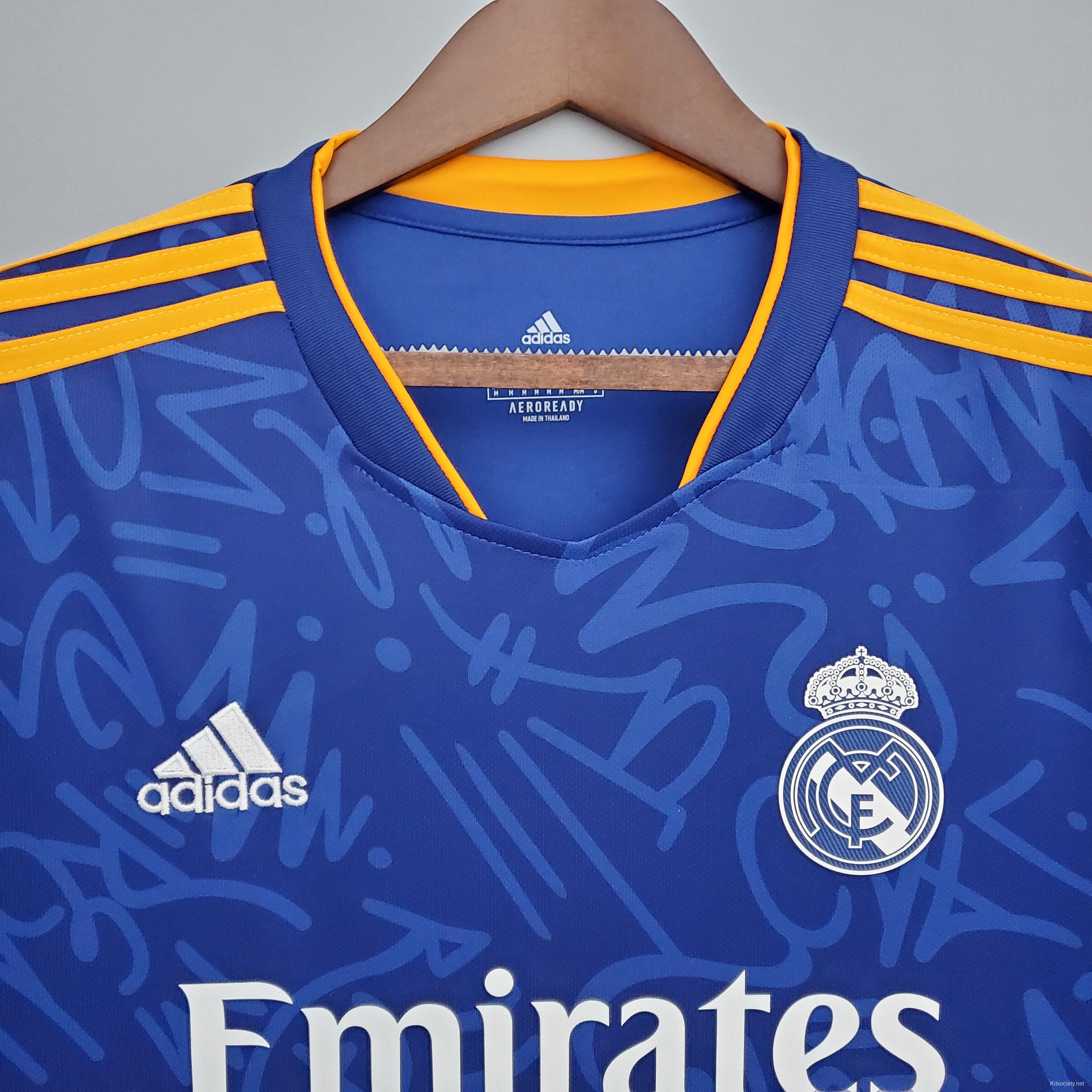 21/22 Real Madrid Final Version Home Soccer Jersey - Kitsociety