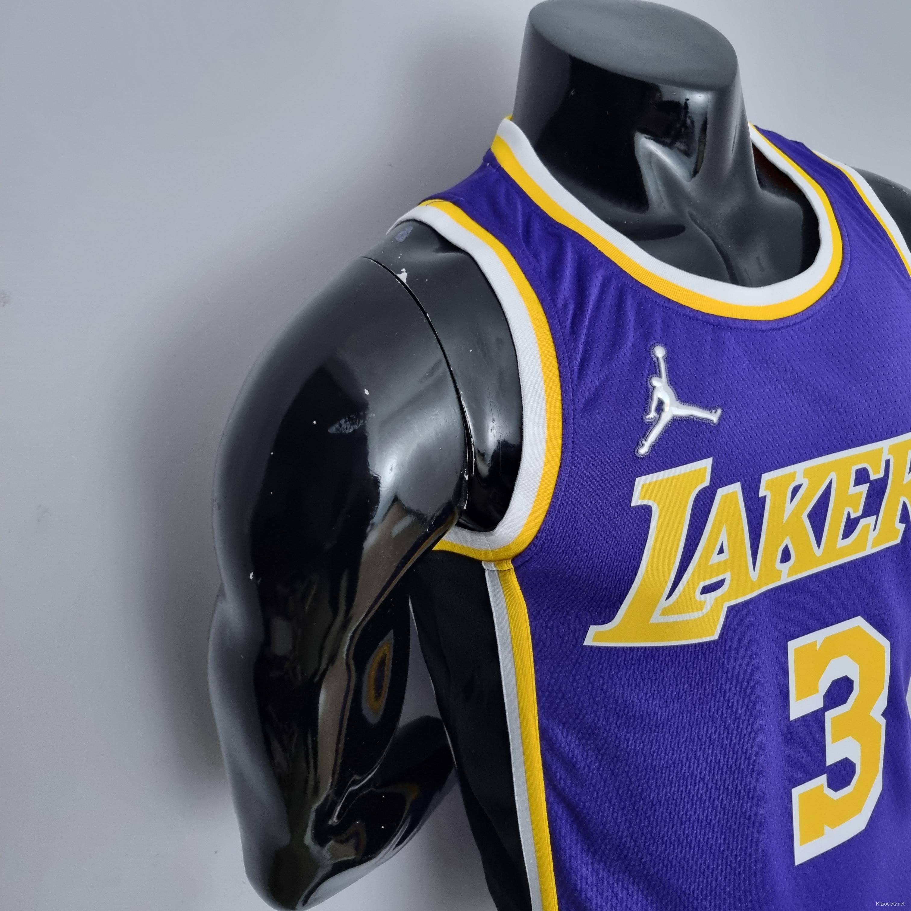 75th Anniversary James #6 Los Angeles Lakers Jordan Purple NBA Jersey -  Kitsociety