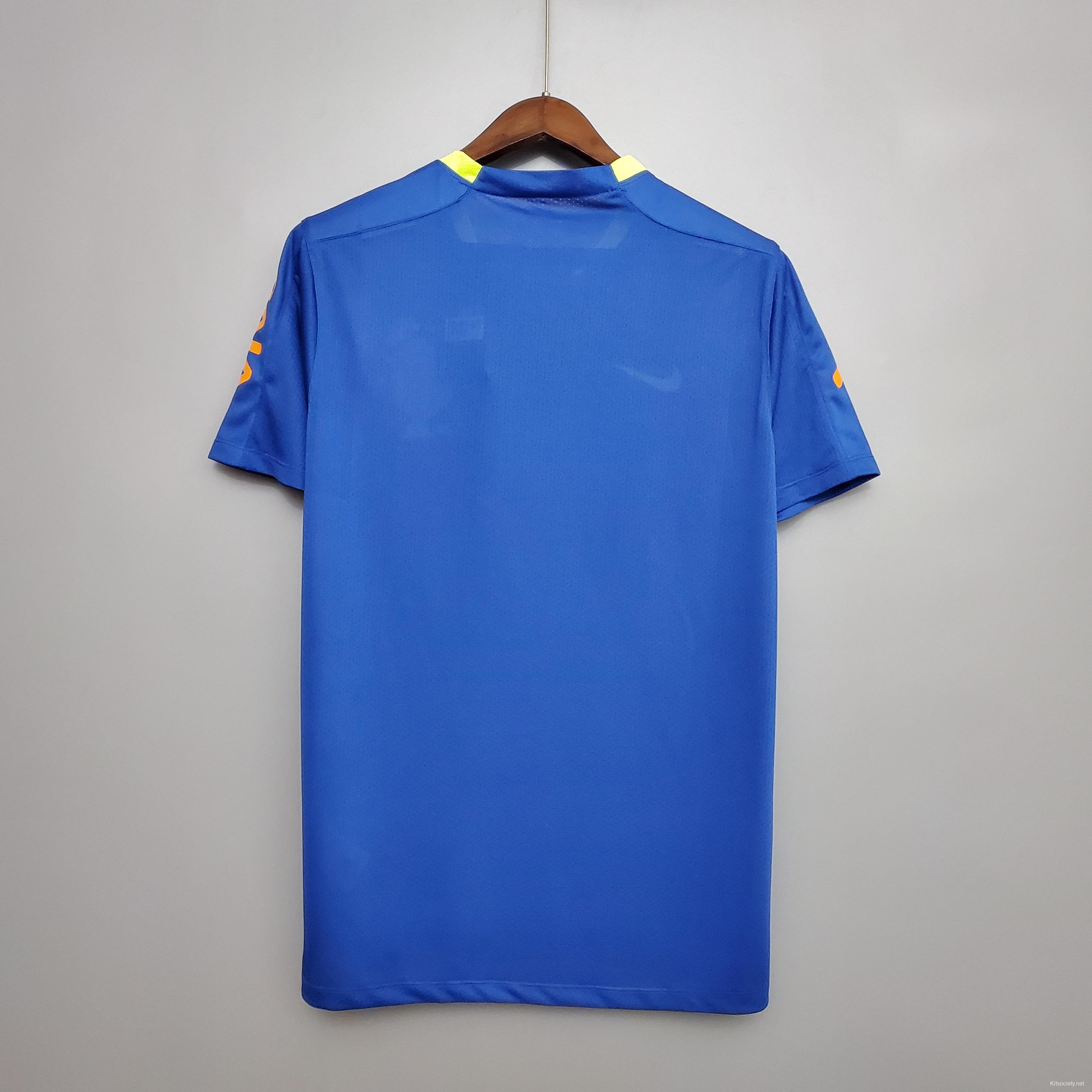 PUMA Soccer Training Shirts,Cheap Football Training T Shirts,brasil blue  training shirts