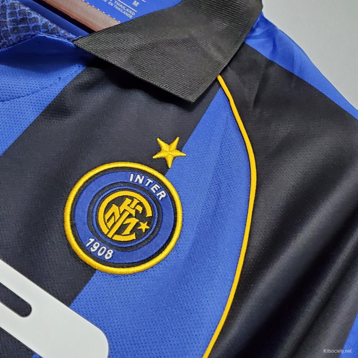 Retro 01/02 Inter Milan home Soccer Jersey - Kitsociety