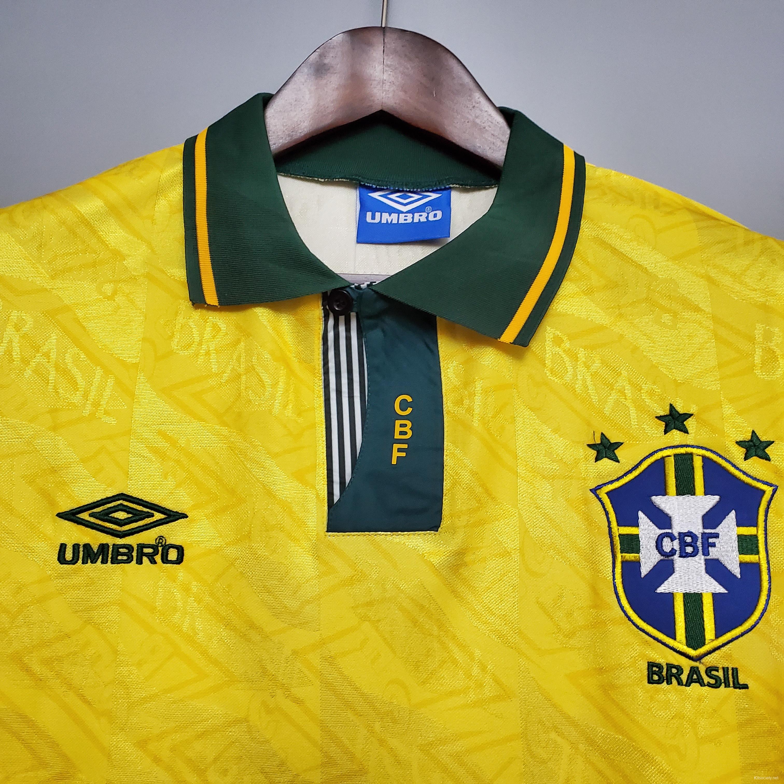 Retro 1970 Brazil Home Jersey 10#Pelé Commemorate The King Of Football -  Kitsociety