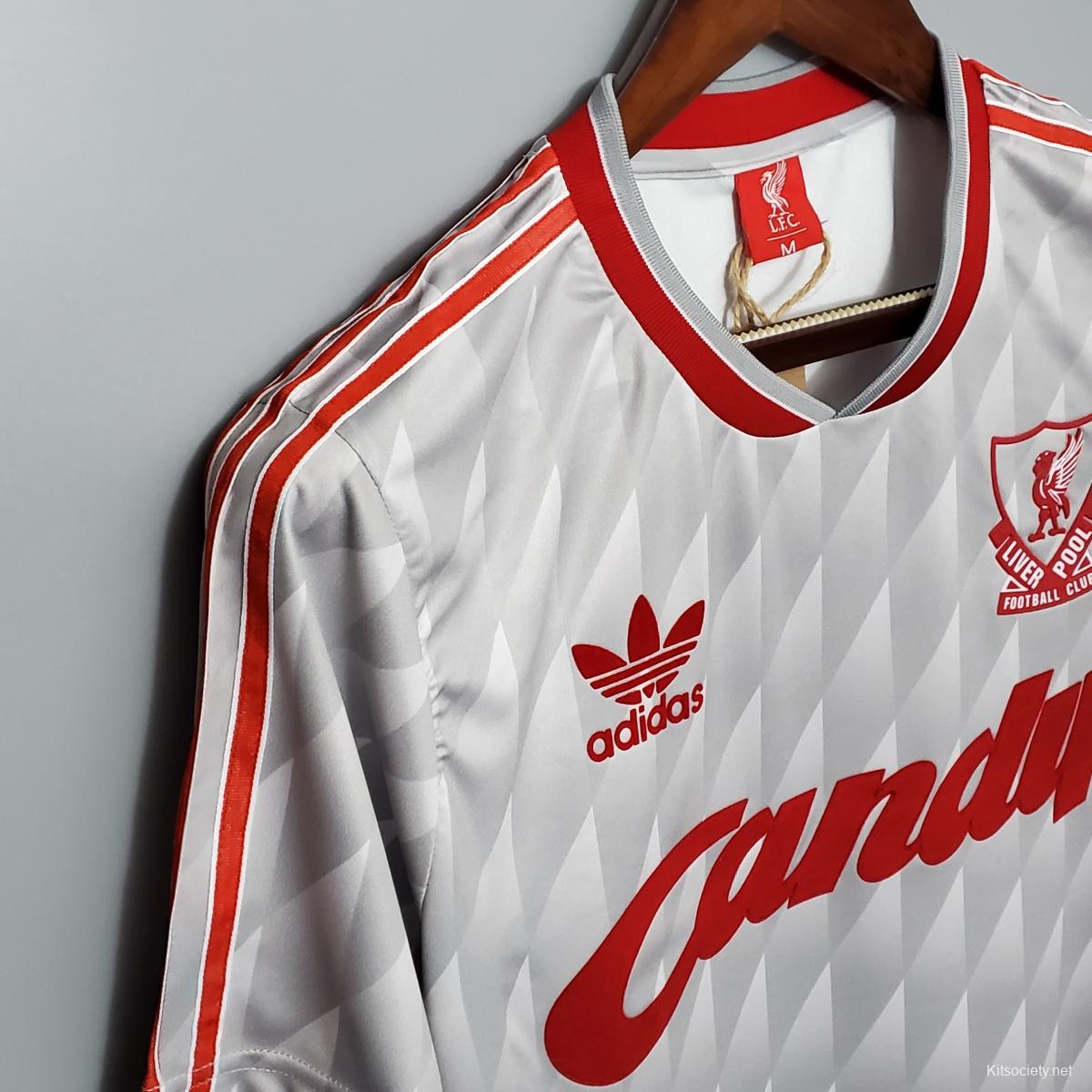 Liverpool FC Ladies Retro Candy Away Shirt | Anfield Shop 18