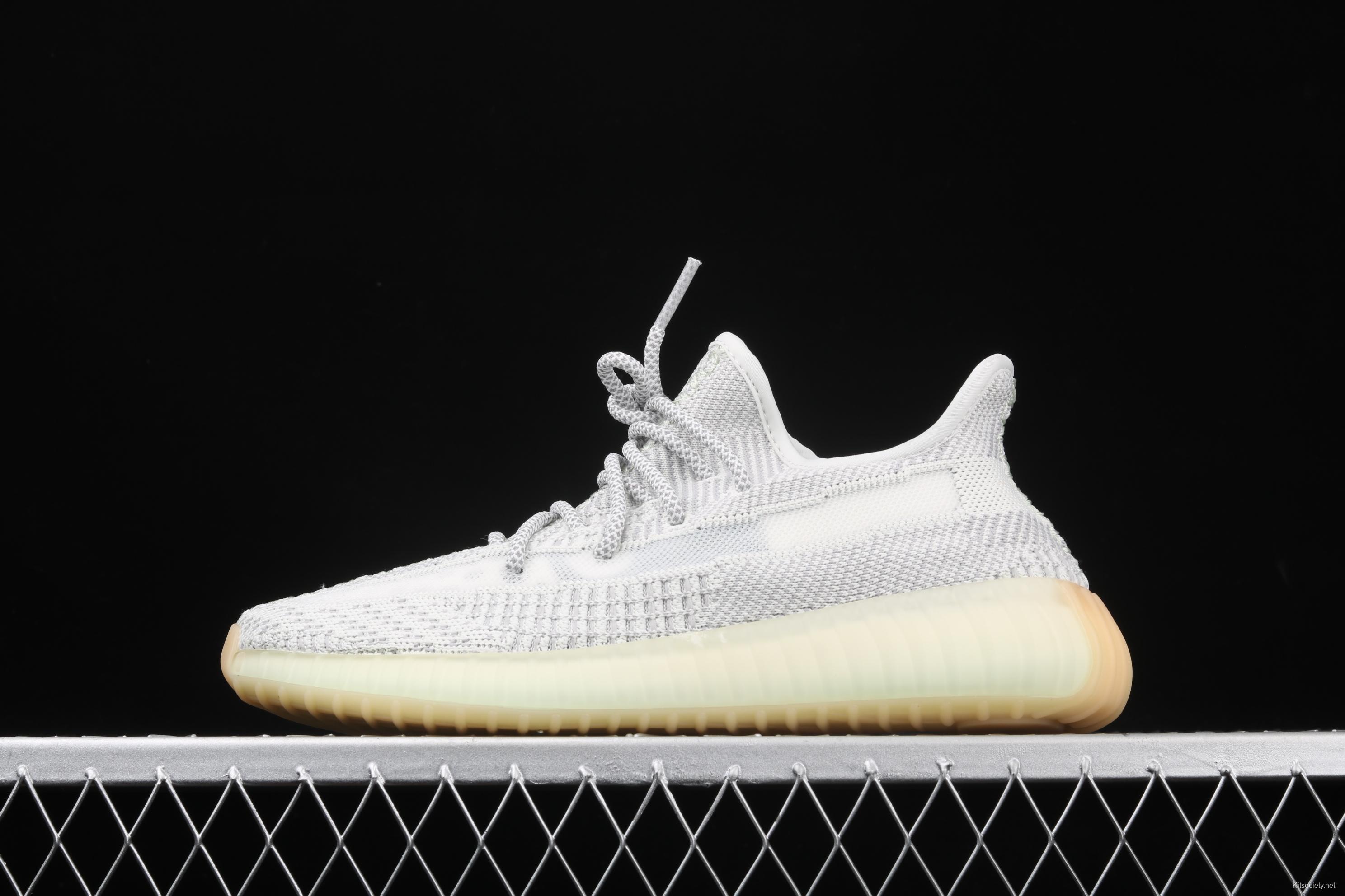 God følelse Fedt Tåler Adidas Yeezy Boost 350V2 Tailgate FX4348 Darth Coconut 350 second  generation hollowed-out Asian gray angel color - Kitsociety