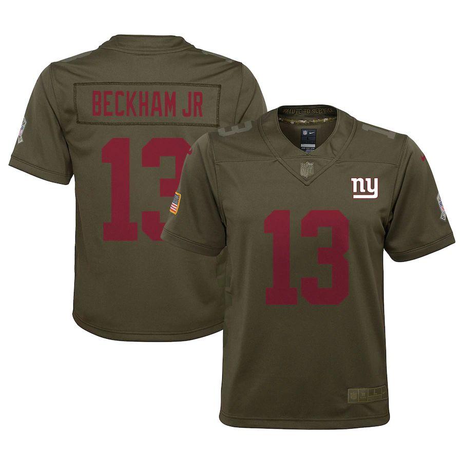 Youth Odell Beckham Jr Olive Salute to Service Player Limited Team Jersey -  Kitsociety