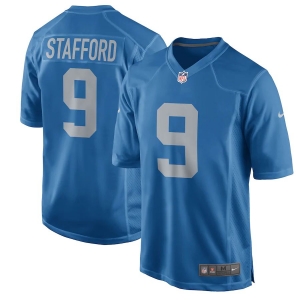 Men's Nike Everson Griffen Blue Detroit Lions Game Jersey