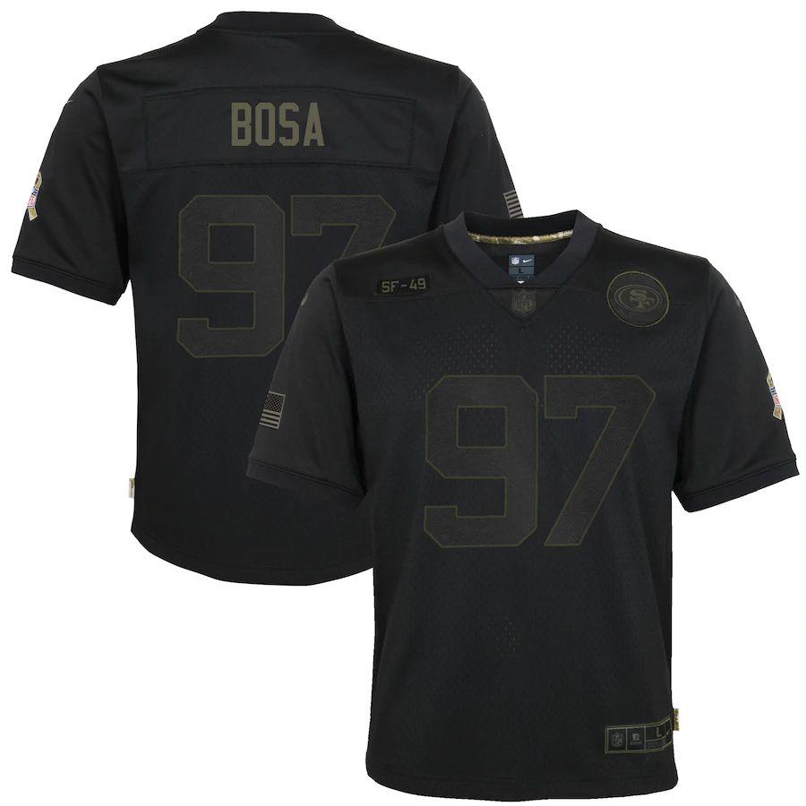 Men's Nick Bosa Black Therma Long Sleeve Player Limited Team Jersey -  Kitsociety