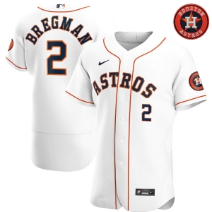 Alex Bregman Houston Astros Majestic Youth Home Official Cool Base Player Jersey  - White