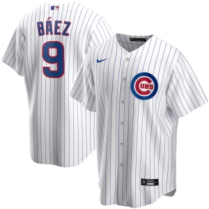 Men's Javier Baez White Home 2020 Authentic Player Team Jersey - Kitsociety