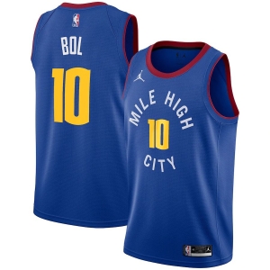 Golden State Warriors Manute Bol Throwback T Shirt Jersey by Adidas