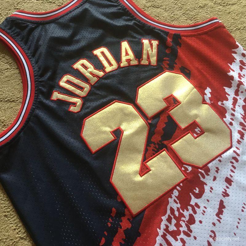 Men's Michael Jordan Blue Retro Classic Team Jersey - Kitsociety