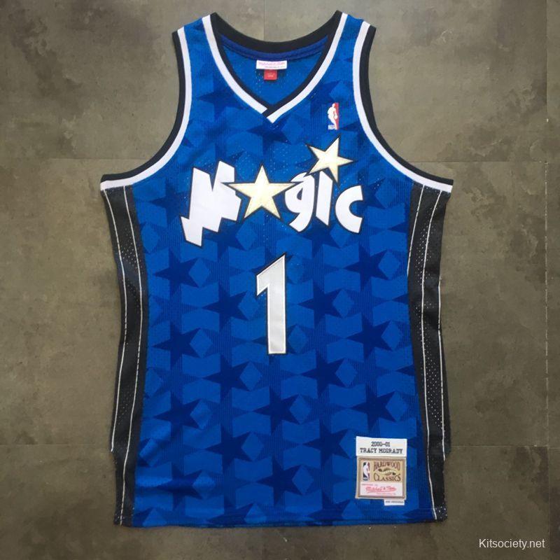 Men's Tracy McGrady Black Retro Classic Team Jersey - Kitsociety