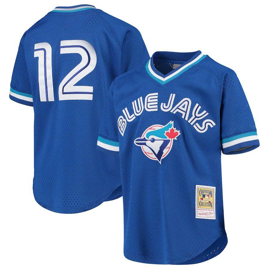 Youth Roberto Alomar Royal Cooperstown Collection Mesh Batting Practice  Throwback Jersey - Kitsociety