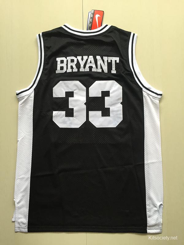 Lower Merion High School Kobe Bryant 33 NBA Throwback Black Jersey