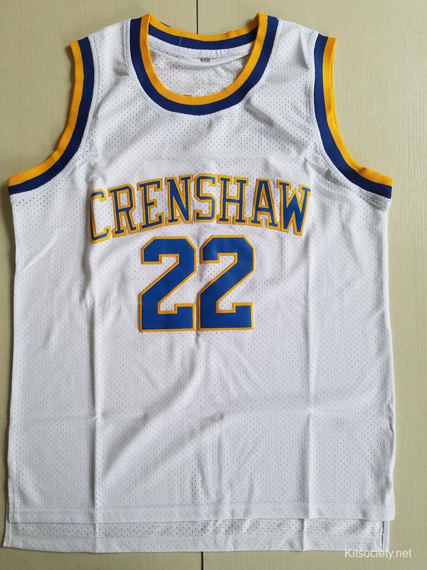 Love & Basketball Quincy McCall Crenshaw 22 Jersey M/Men's / White