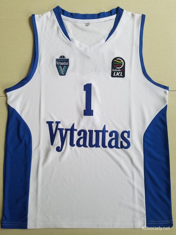 Lamelo Ball 1 Lithuania Vytautas White Basketball Jersey - Kitsociety
