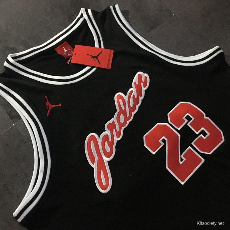 PSG Michael Jordan Black Basketball Jerseys - Kitsociety