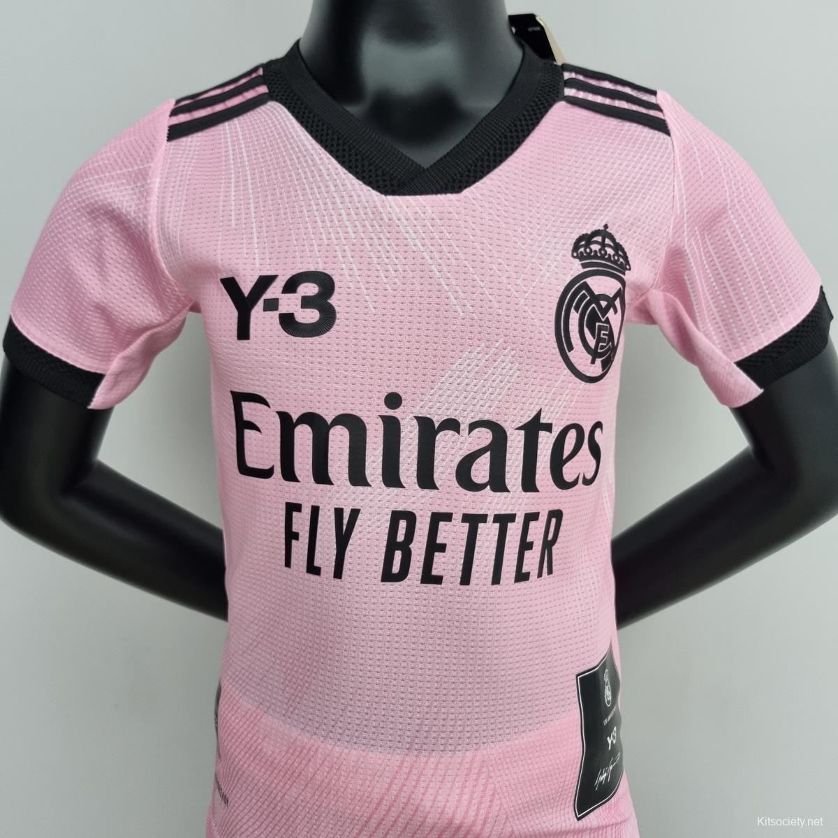 2022 Woman Real Madrid Y3 Edition Pink Jersey - Kitsociety