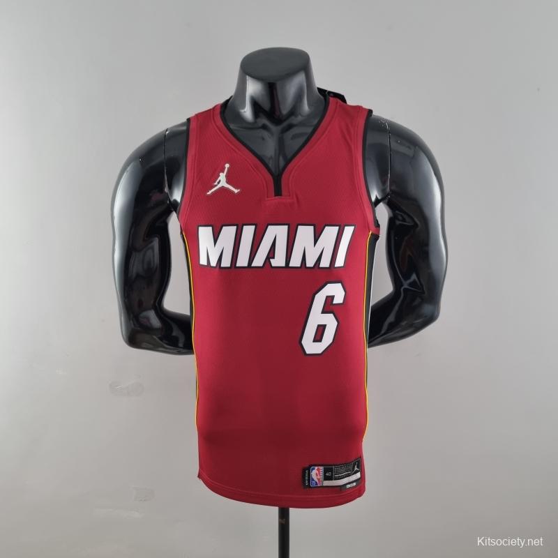 75th Anniversary Miami Heat Jordan ADO#13 Burgundy NBA Jersey -  Kitsociety