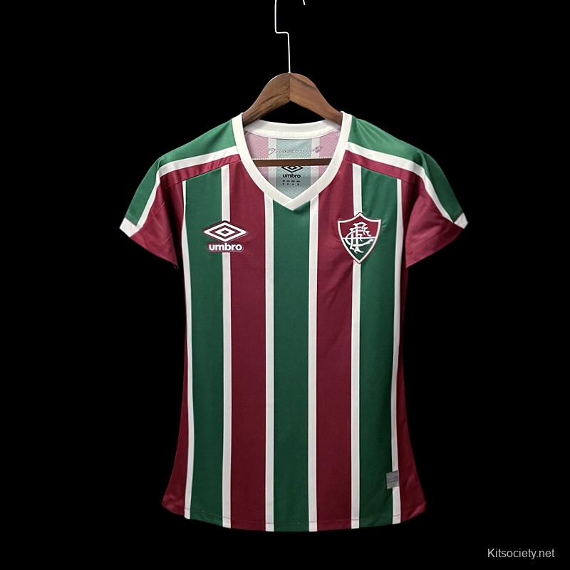 23-24 Women Fluminense Home Jersey - Kitsociety