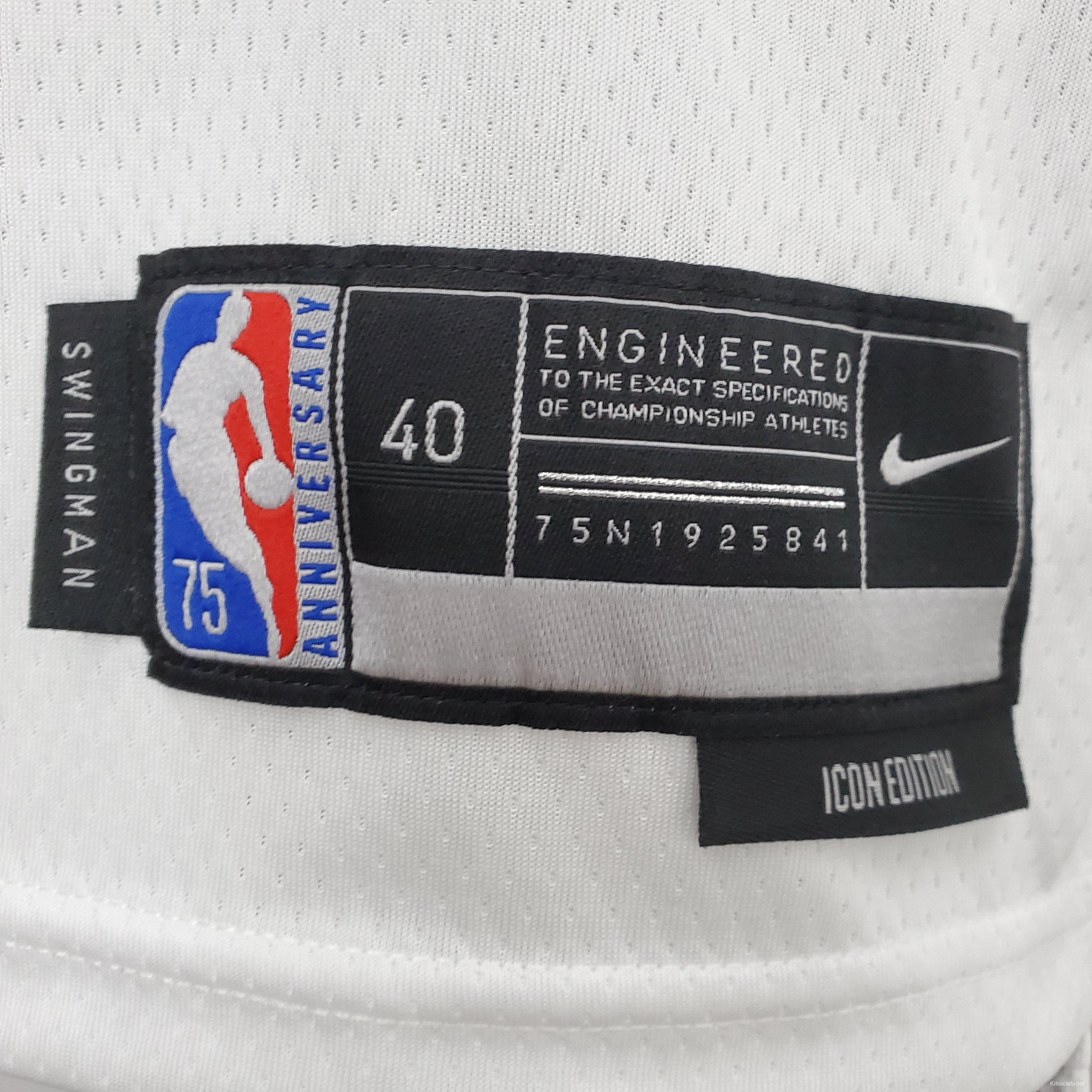 75th Anniversary WALL#11 Los Angeles Clippers NBA Jersey White - Kitsociety