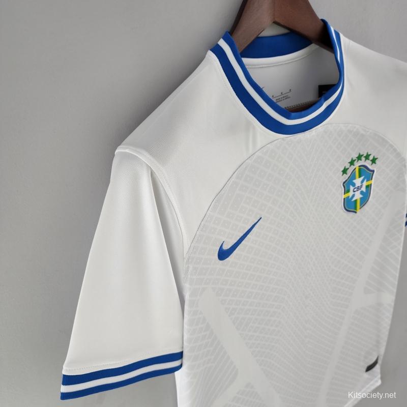 22/23 Brazil White Concept Jersey - Kitsociety