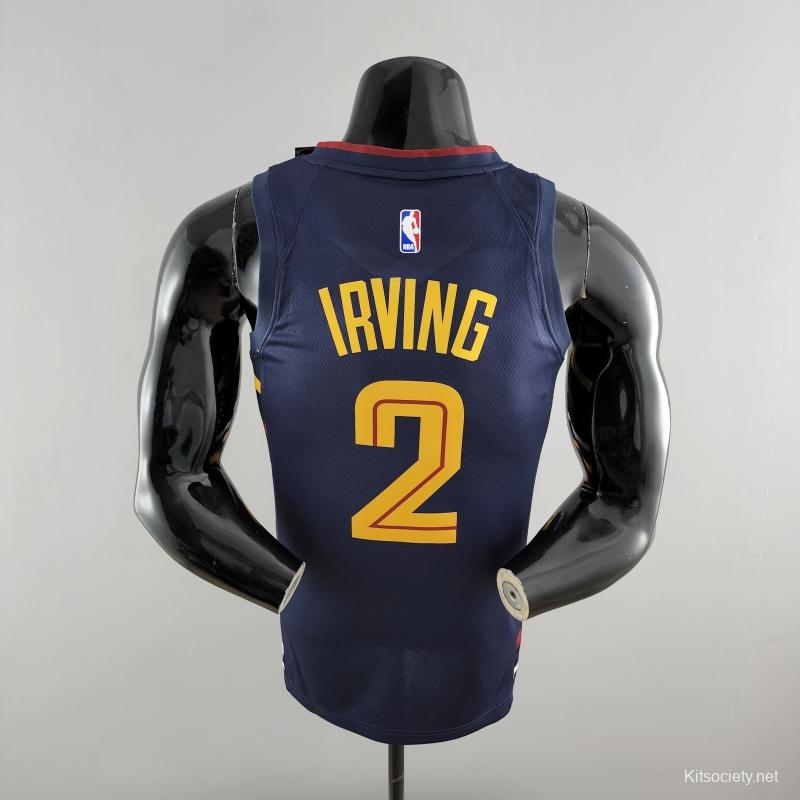 Cleveland Cavaliers Irving #2 Striped NBA Jersey - Kitsociety