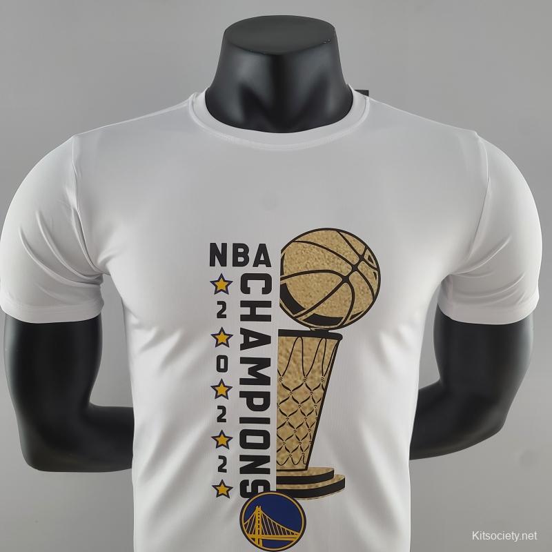 NBA Golden State Warriors Championships White T-shirts#K000183 - Kitsociety