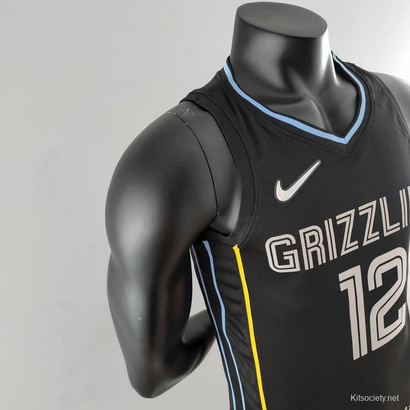 grizzlies black and gold jersey