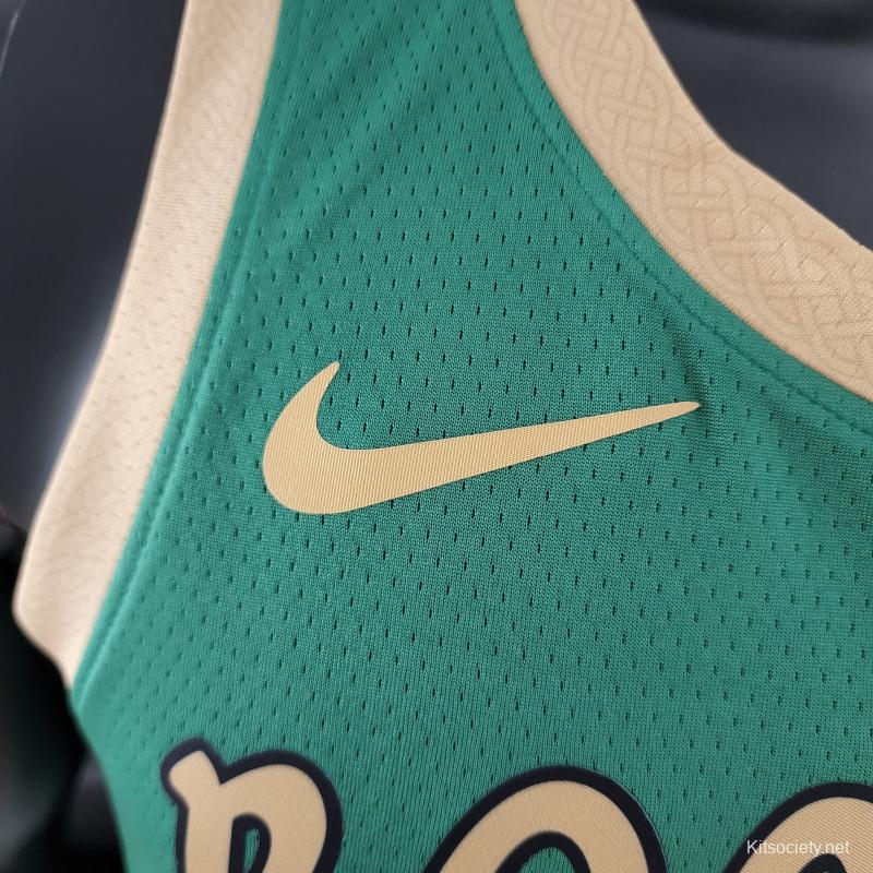 Green Nike NBA Boston Celtics Swingman Tatum #0 Jersey