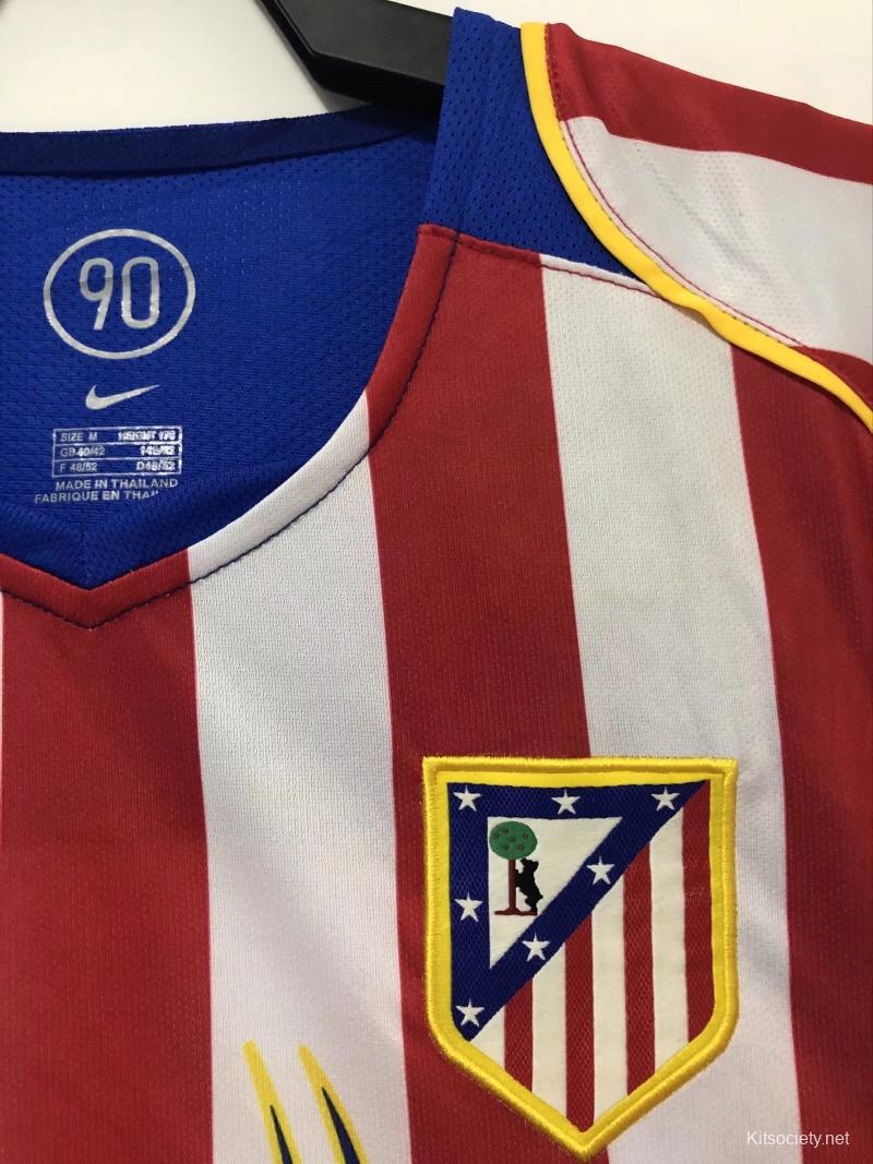 Atletico Madrid 04/05 Home Classic Jersey