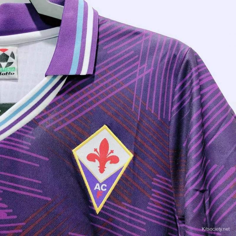 FIORENTINA 1992/93 AWAY SHIRT – Retro Soccer UK