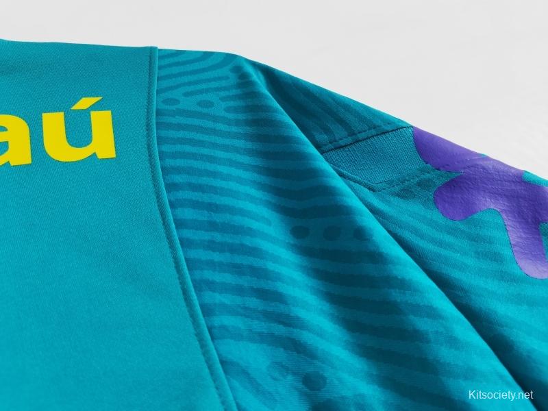 Retro 2004 Brazil Away Blue Jersey - Kitsociety