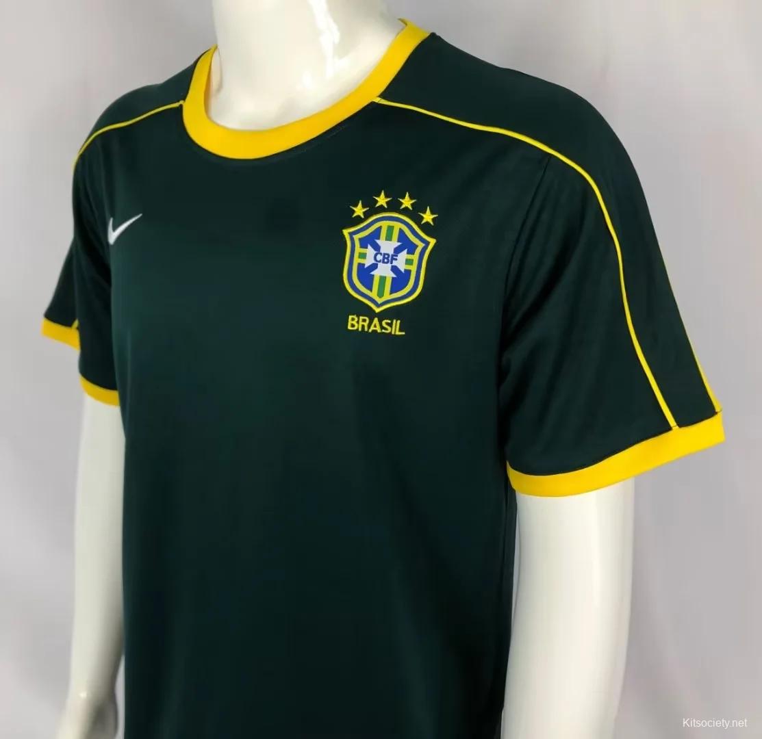 Retro 1998 Brazilian Goalkeeper Jersey - Kitsociety