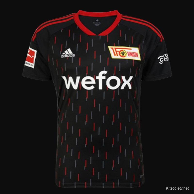 22 23 1. FC Union Berlin THIRD Black Jersey - Kitsociety