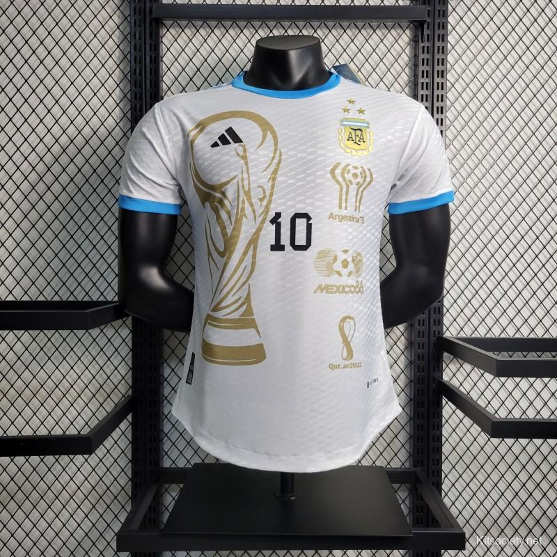 2023 Argentina Black Special Edition Player Version Jersey