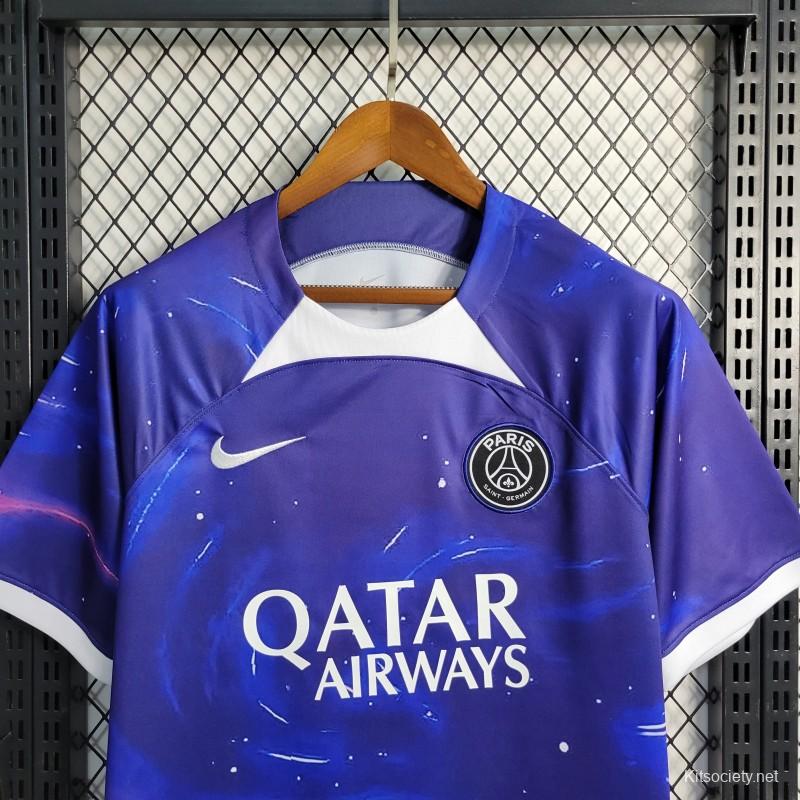 23-24 PSG Star Sky Special Edition Purple Jersey - Kitsociety