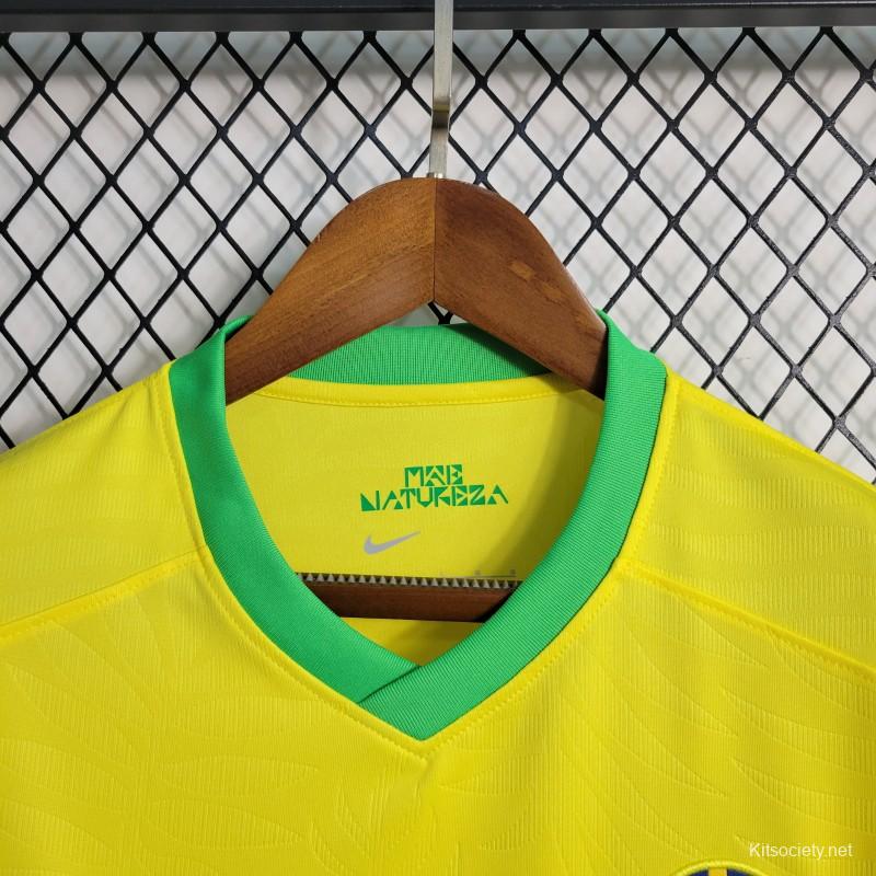 Nike Men's Brazil Home Jersey 22 Yellow / XL