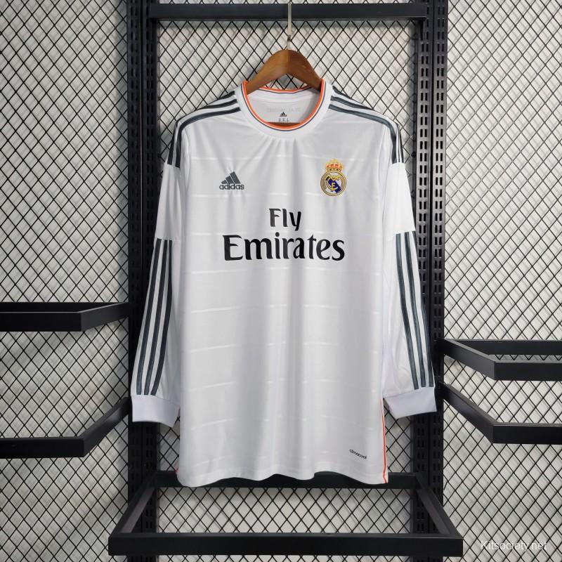 adidas Real Madrid 21/22 Long Sleeve Home Jersey - White