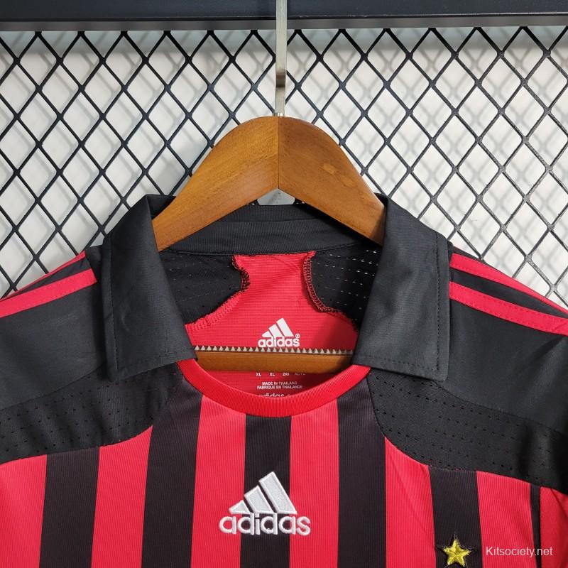 Retro 09/10 AC Milan Away White Jersey - Kitsociety