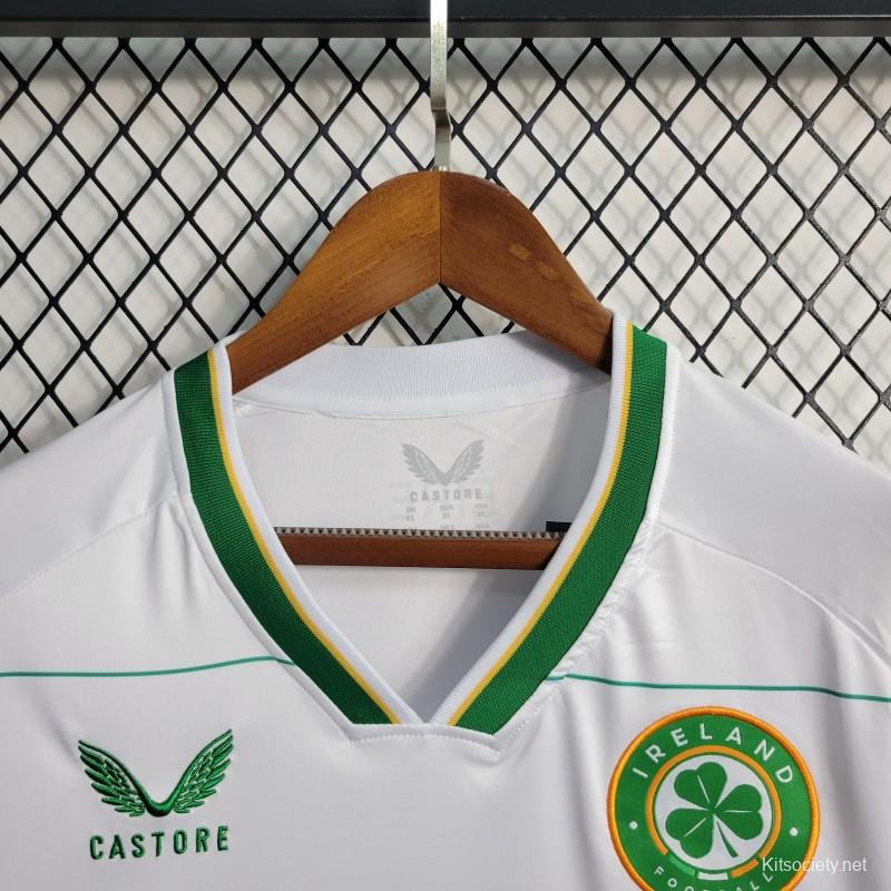 2023 Ireland Away White Soccer Jersey - Kitsociety