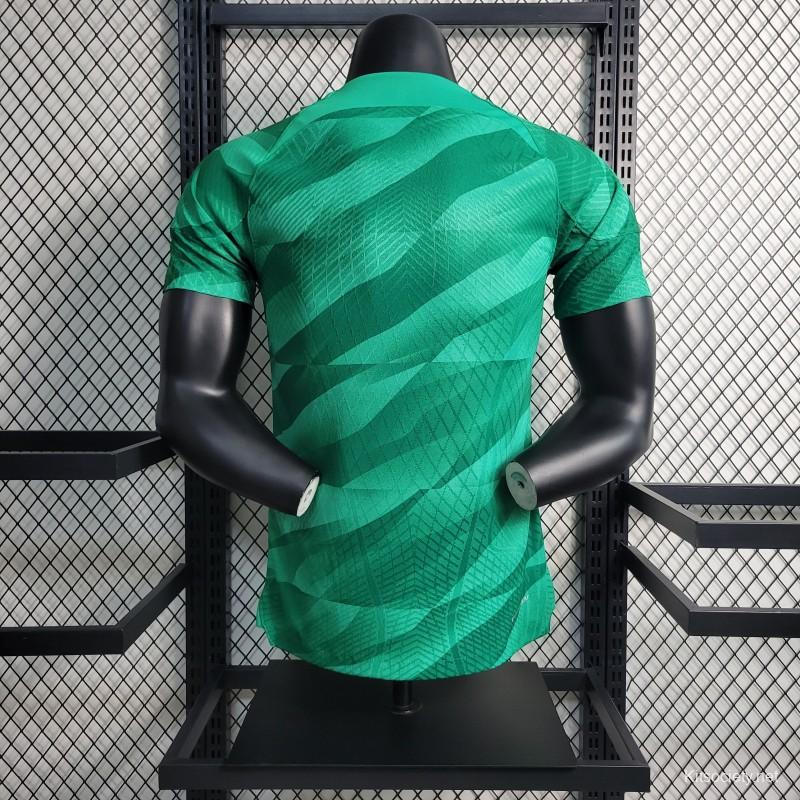 Player Version 2023 Brazil Black Goalkeeper Jersey - Kitsociety