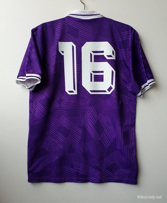 Retro 91/92 Fiorentina Home Jersey - Kitsociety