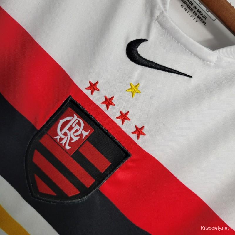 Retro 01/02 Flamengo Away White Jersey - Kitsociety