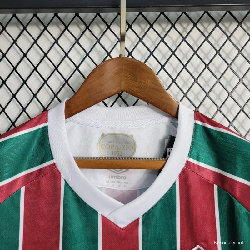 23-24 Women Fluminense Home Jersey - Kitsociety