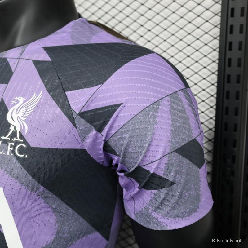 Liverpool Pre-Match Top - Purple - Kids