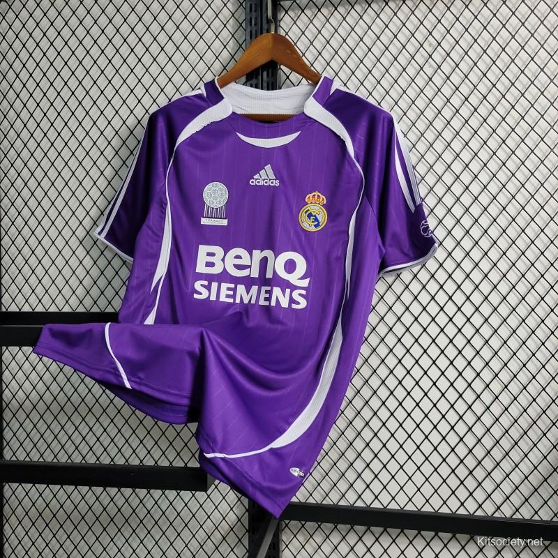 Retro Real Madrid 17/18 Away Purple Jersey - Kitsociety