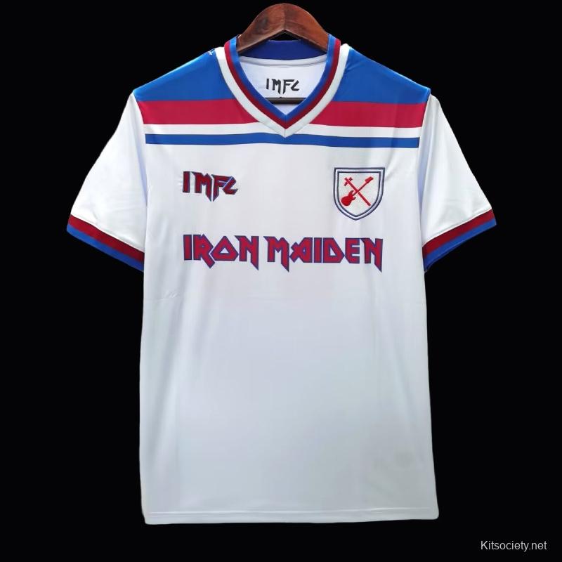Iron Maiden have teamed up with West Ham for new away shirt