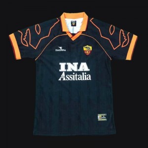 Retro 98 99 AS Roma Home Jersey - Kitsociety