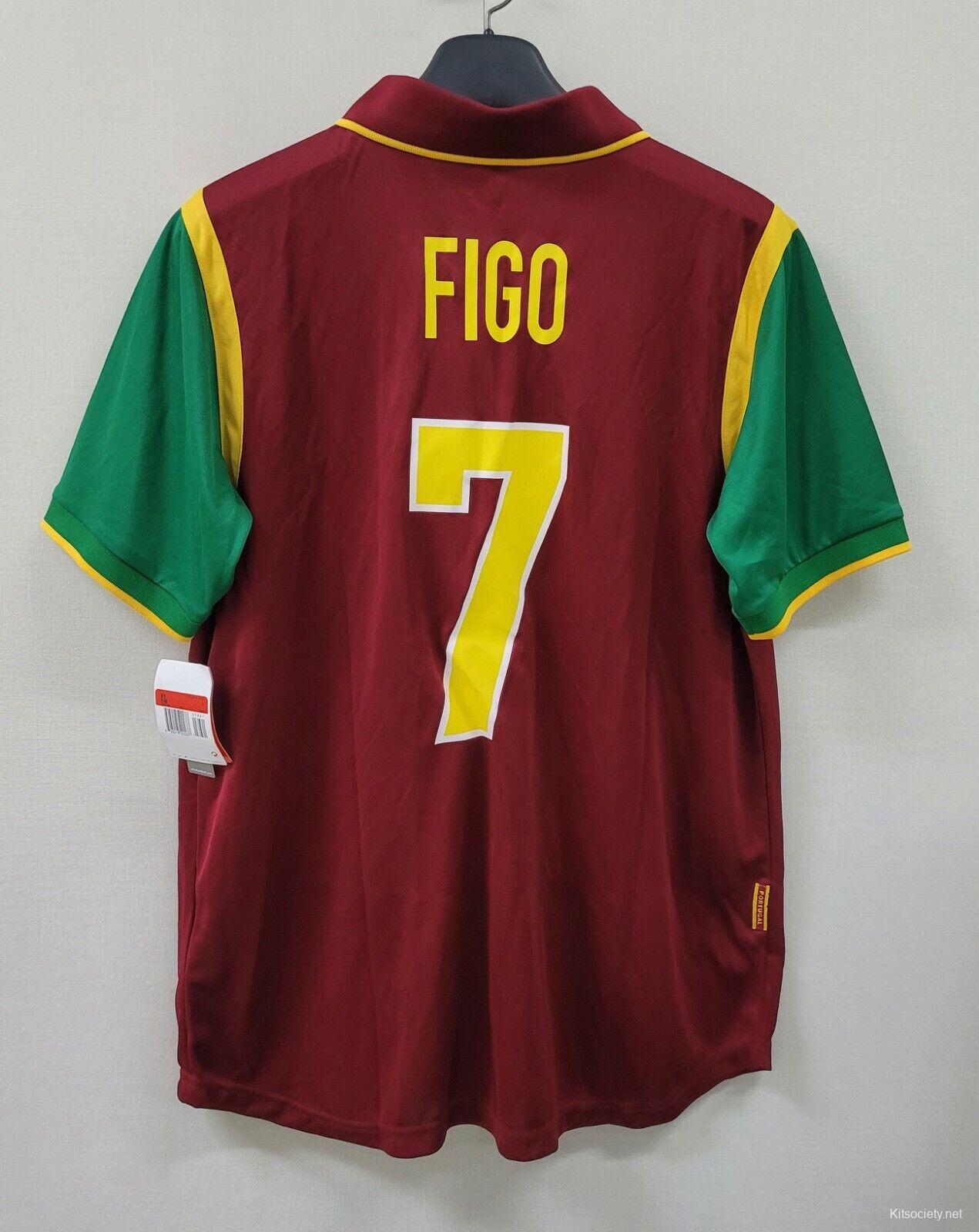 Figo Barcelona Retro Jersey - Size Large