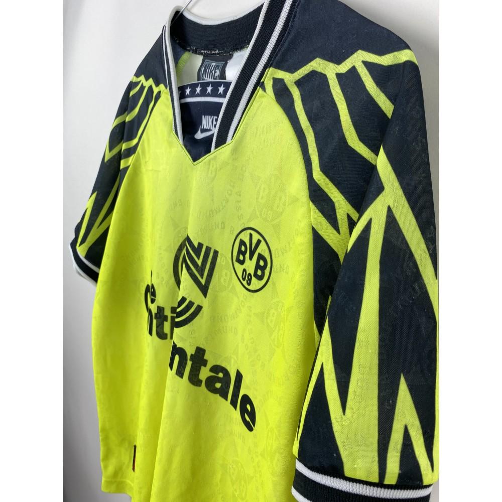 Retro 94/95 Borussia Dortmund Home Jersey - Kitsociety